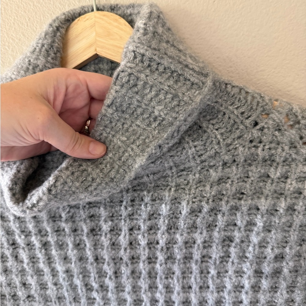 Anthropologie Gray Cowl Neck Sweater - Picture 5 of 9